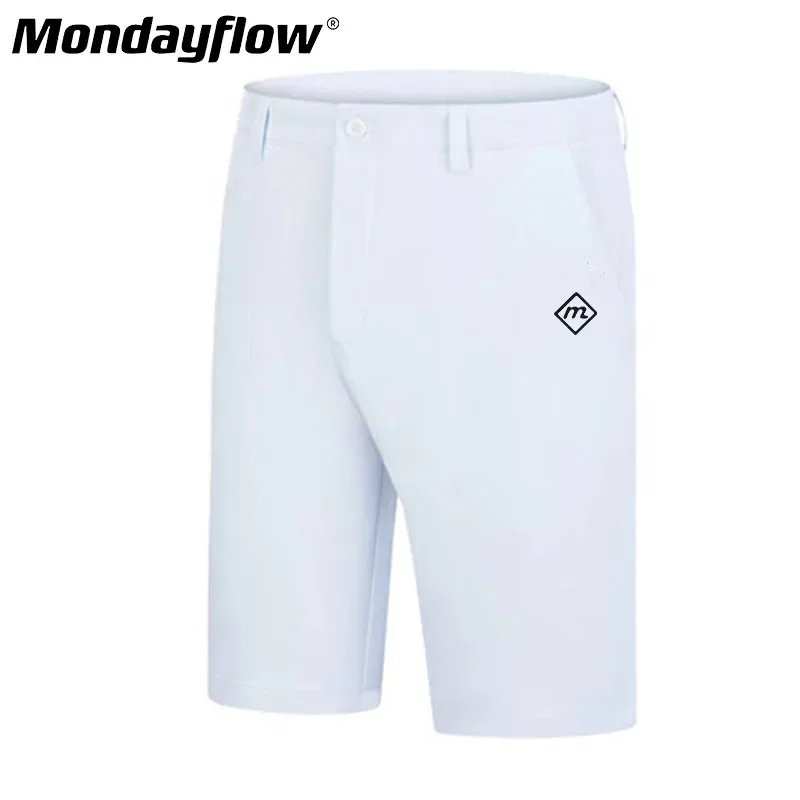 Monday Flow Men Golf Shorts Golf Man Shorts Men Sports Outdoor Lightweight Quick Dry Moisture Wicking Wear
