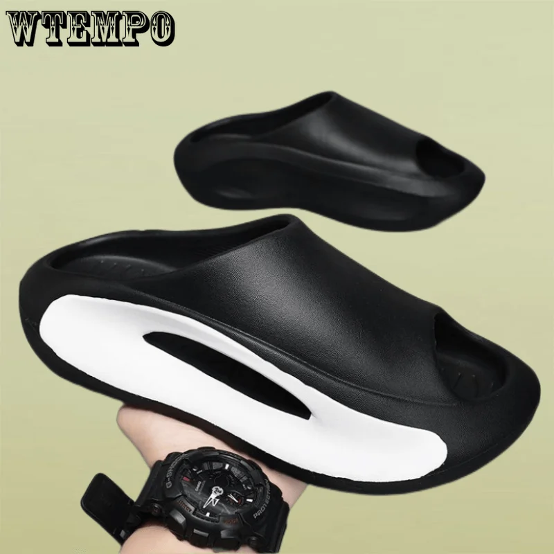 

WTEMPO Summer Slippers Thick Unisex Slippers Non-slip Flip Flops Woman Sandals Sole Men EVA Indoor Slides Wholesale Dropshipping