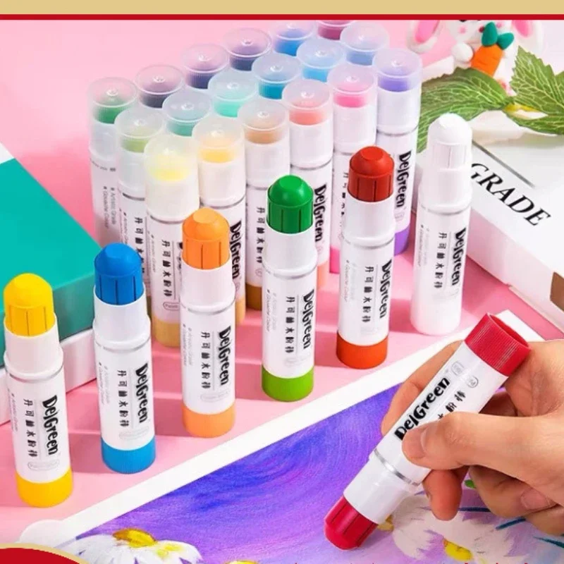 Colorful Soft Gouache Sticks for Kids Art and Crafts