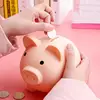 103A for Creative Plastic Cartoon Pig Unbreakable Kids Children Money Coin Saving Jar Storage Box Birthday Gifts To 5