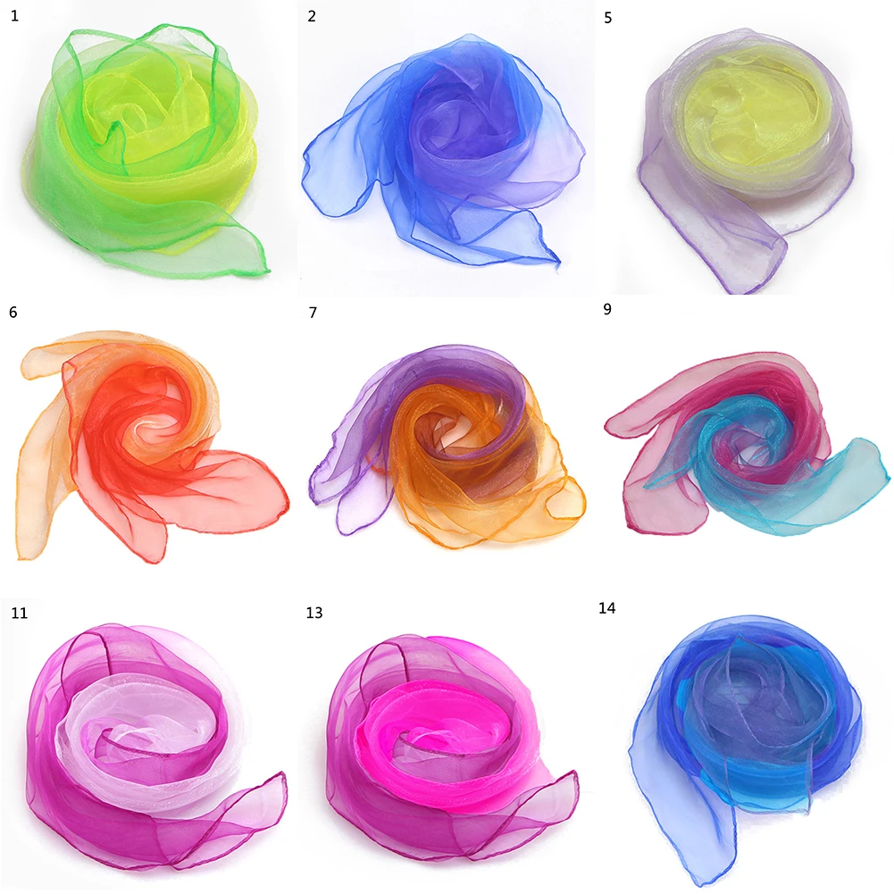 Silk Scarf 60x60CM For Women Summer Performance Beach
