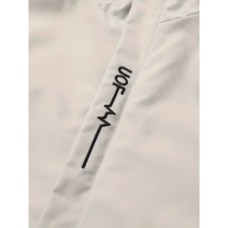 Men's hooded outdoor jacket, suitable for hiking, mountaineering, and daily travel, breathable and durable. Sports windbreaker - 6