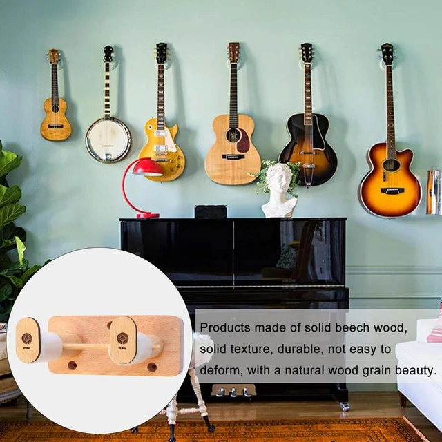 Comprar soporte de pared para guitarra de dos piezas ajustable