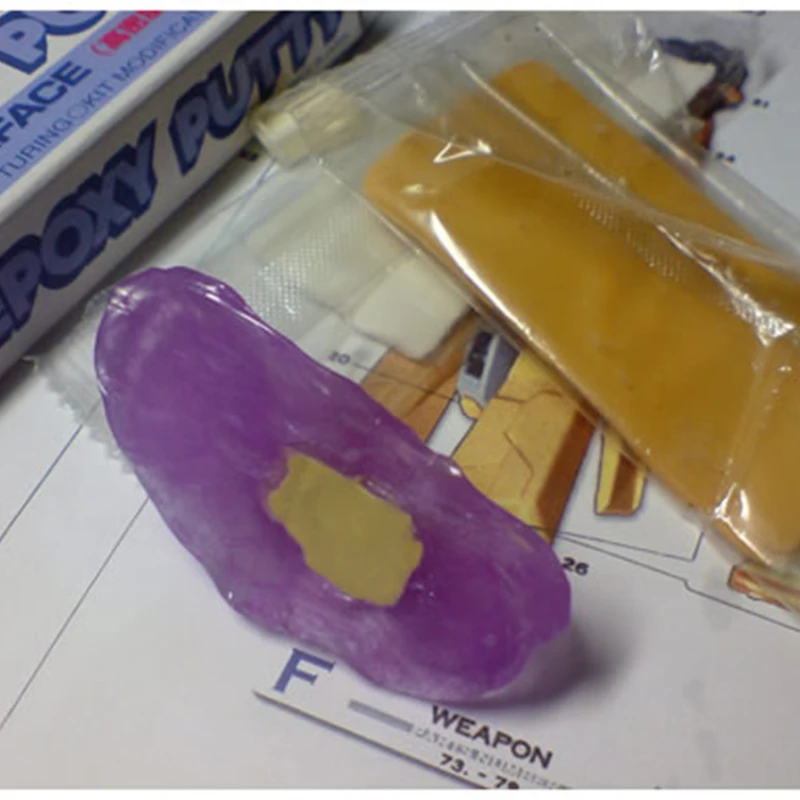 Model DIY Transformation Overmolding Shaping Free Resin / Overmolding Resin / Crystal Clay 50G