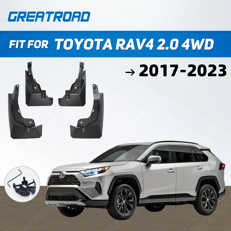 

Брызговики для Toyota RAV4 2,0 4WD 2017 2018 2019 2020 2021 2022-2023