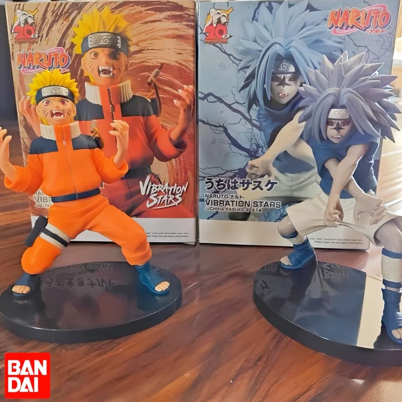 

In Stock Bandai Banpresto 14cm Naruto Vibration Stars Uzumaki Naruto Pvc Anime Peripherals Figure Action Model Toys Gifts