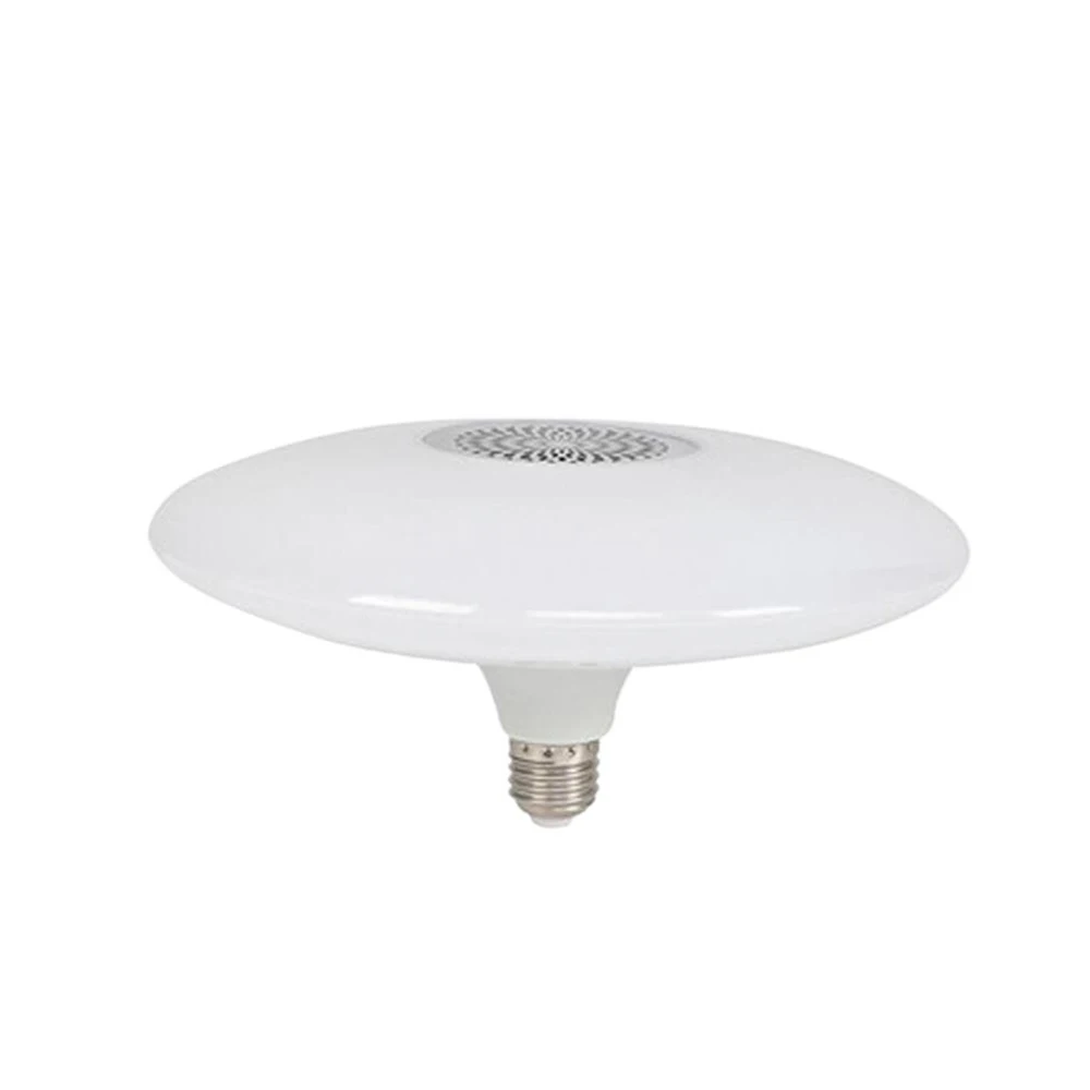 Smart LED Light Bulbs UFO Lamp Music Wireless Bluetooth Speaker E27 RGB + White Dimmable Smart Led Ceiling Light Remote Control For Home