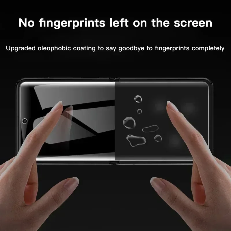 Pellicola idrogel opaca per Samsung Galaxy Z Flip 7 6 5 4 3 Interno esterno Morbido TPU Copertura completa per Z Flip 6 Protezione schermo - immagine 3