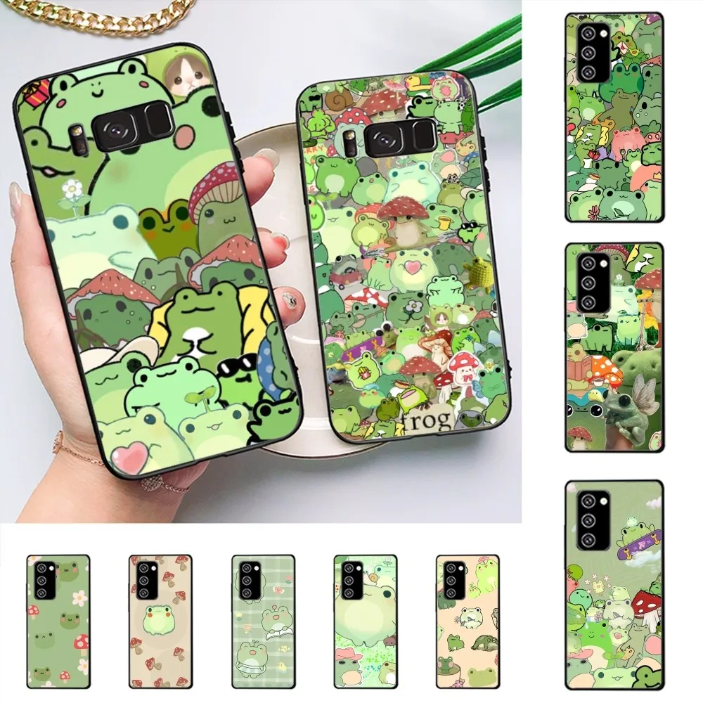 

Cartoon Frog Phone Case For Samsung J 7 plus 7core J7 neo J6 plus prime J6 J4 J5 Mobile Cover