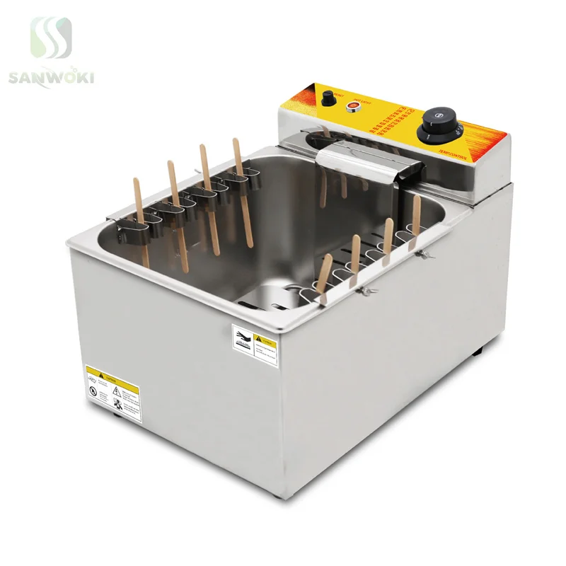 12L Large Capacity Commercial Automatic Cheese Hot dog Sticks Fryer