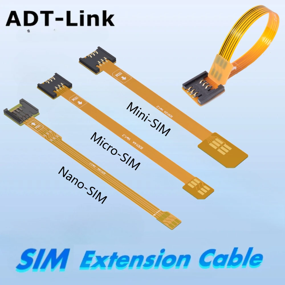 FPC 2FF Standard SIM Card Extension Converter To 3FF Micro 2FF Nano-SIM ...