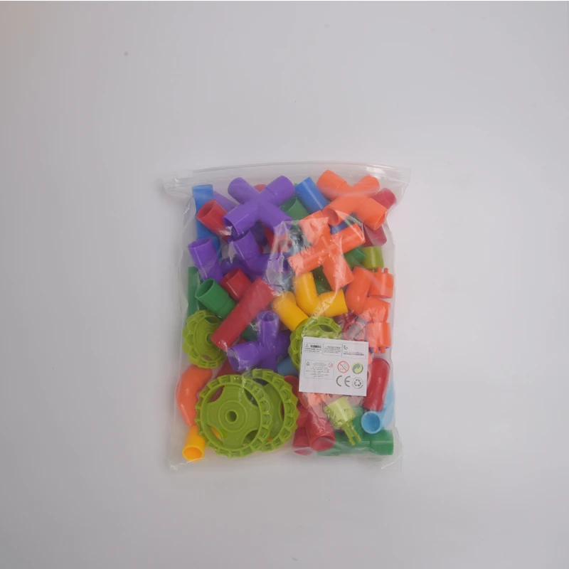 Building By Splicing Water Pipes Building Blocks DIY Toys pipe building toys