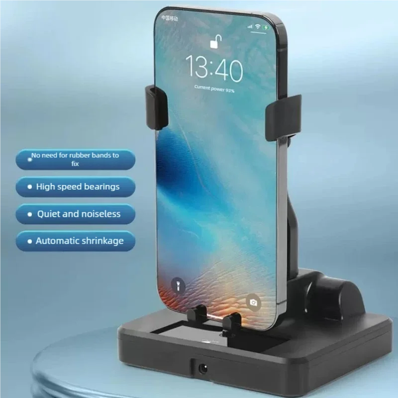 Desk Phone Swing Device Automatic Shake Wiggler Step Mobile Phone Pedometer Brush Stepper Holder Support Smartphone Bracket