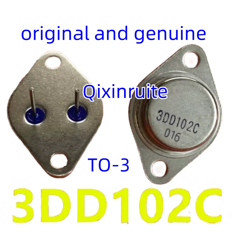 

Инвертор Qixinruite 3DD102C TO-3 высокой мощности для триодов с золотым уплотнением/с железной крышкой 5A 50 Вт 200 в