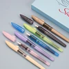 Jinhao Shark Fountain Pen Transparent Color Barrel Stainless Fine Nib for Writing Office School F7522 1