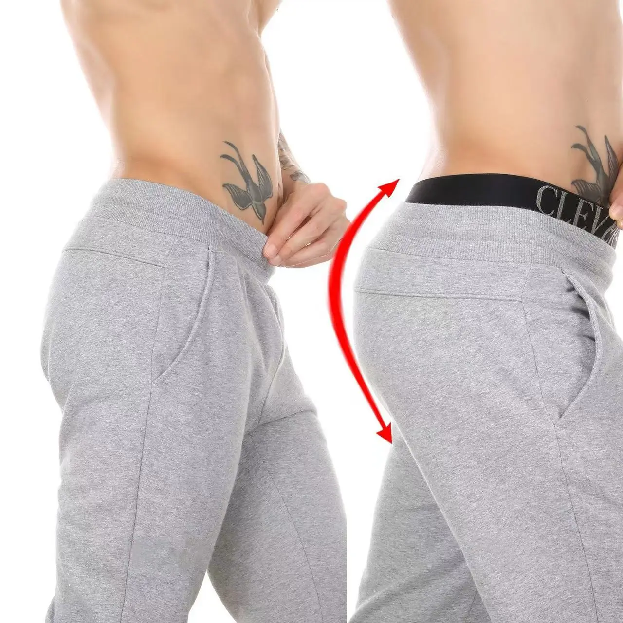 2024 Men's Underpant Sports Breathable Mesh Panties with Buttocks Lifting Sponge Pad Sexy Large Man Boxer Trunks Camouflage