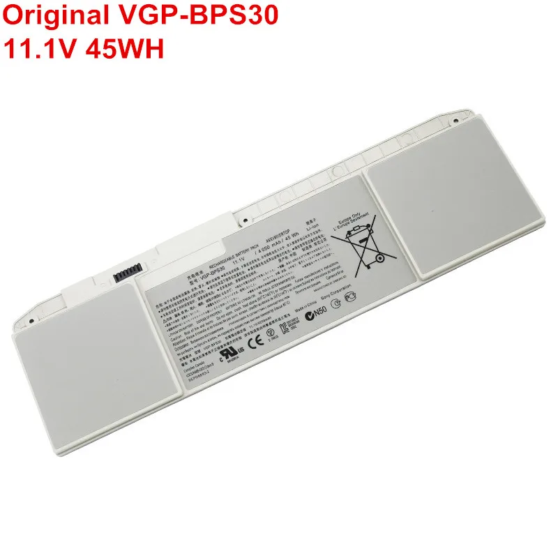 

11.1V 45Wh 4050mAh 6Cell VGP-BPS30 BPS30 Genuine Laptop Battery For Sony SVT-11 SVT-13 T11 T13 SVT-1111M1E/S VT13117ECS Notebook