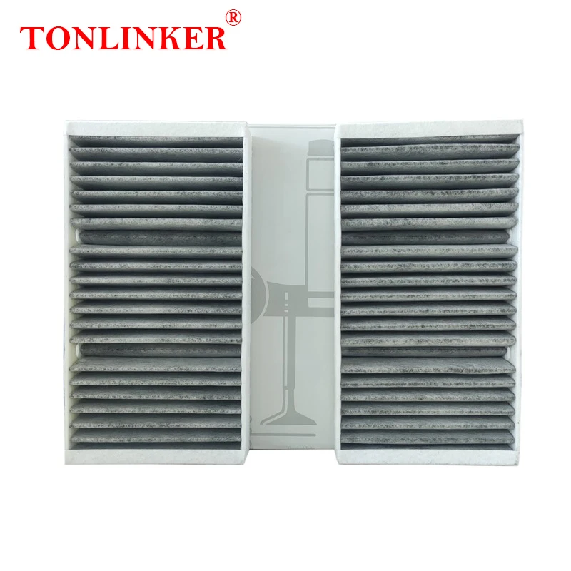 TONLINKER Cabin Filter For Mercedes Benz GLE W166 2015-2018 250d 350d 300 400 500 450 AMG 43 63 4MATIC A1668300318 A1668300218