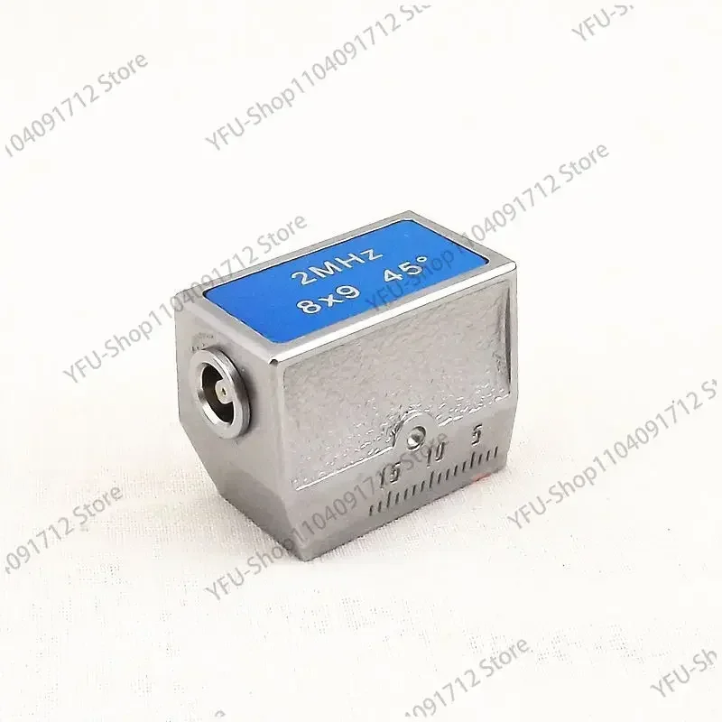 Beam Probe Transducer for Ultrasonic Flaw Detector Ultrasonic Angle Probe 4MHz 8x9mm 45/60/70 Degree Angle 2