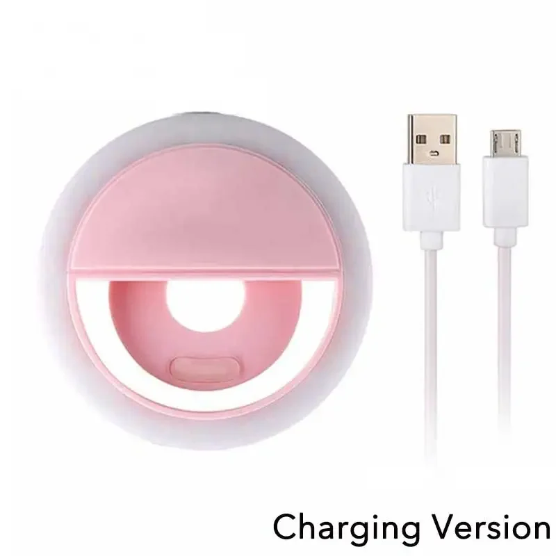 Portable Mini LED Selfie Ring Light for Enhanced Photography and Live Makeup