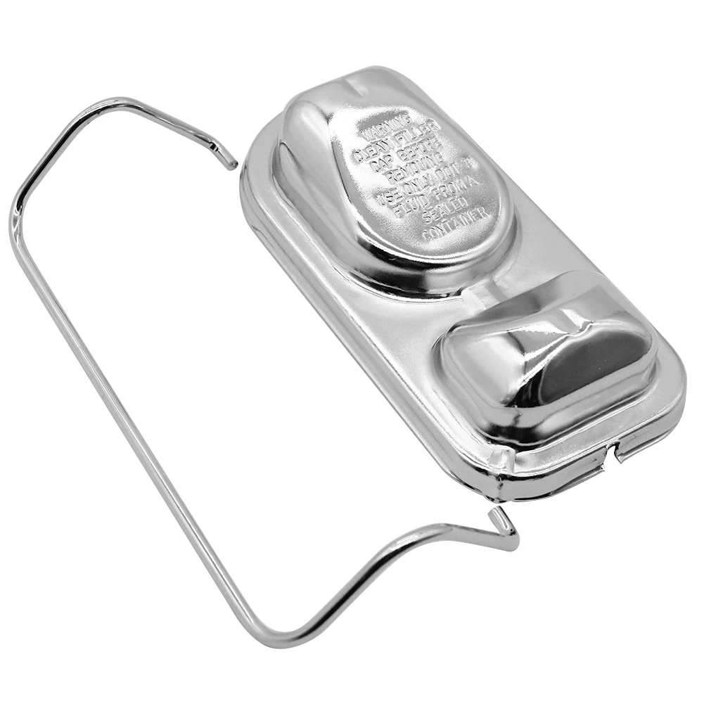 Master Cylinder Cover Chrome Main Interval Cover Rust-Resistant Master Cylinder Protective for Ford 1973-1983