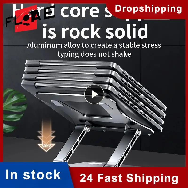 

Phone Tablet Stand Adjustable Aluminum Alloy laptop Tablet up to 17 "Laptop Portable Folding stand Cooling stand support