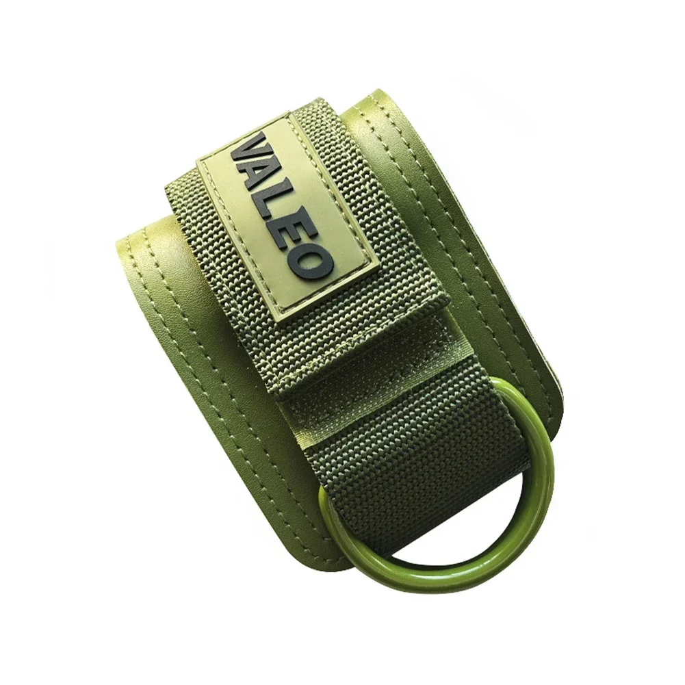 Double D-Ring Cable Ankle Straps For Gym Workouts Glutes Legs Strength Training