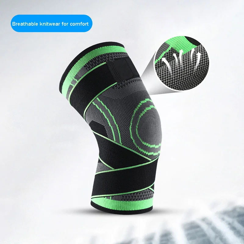Adjustable basketball kneepads for men and women outdoor running cycling fitness orthopedic non-slip compression straps kneepads