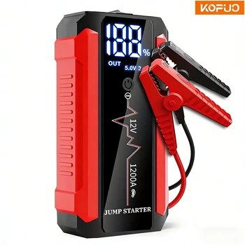 Avviatore di emergenza per auto da 12 V: aumenta la benzina da 4,0 litri e veicoli diesel da 2,0 litri, amplificatore per batteria di emergenza portatile