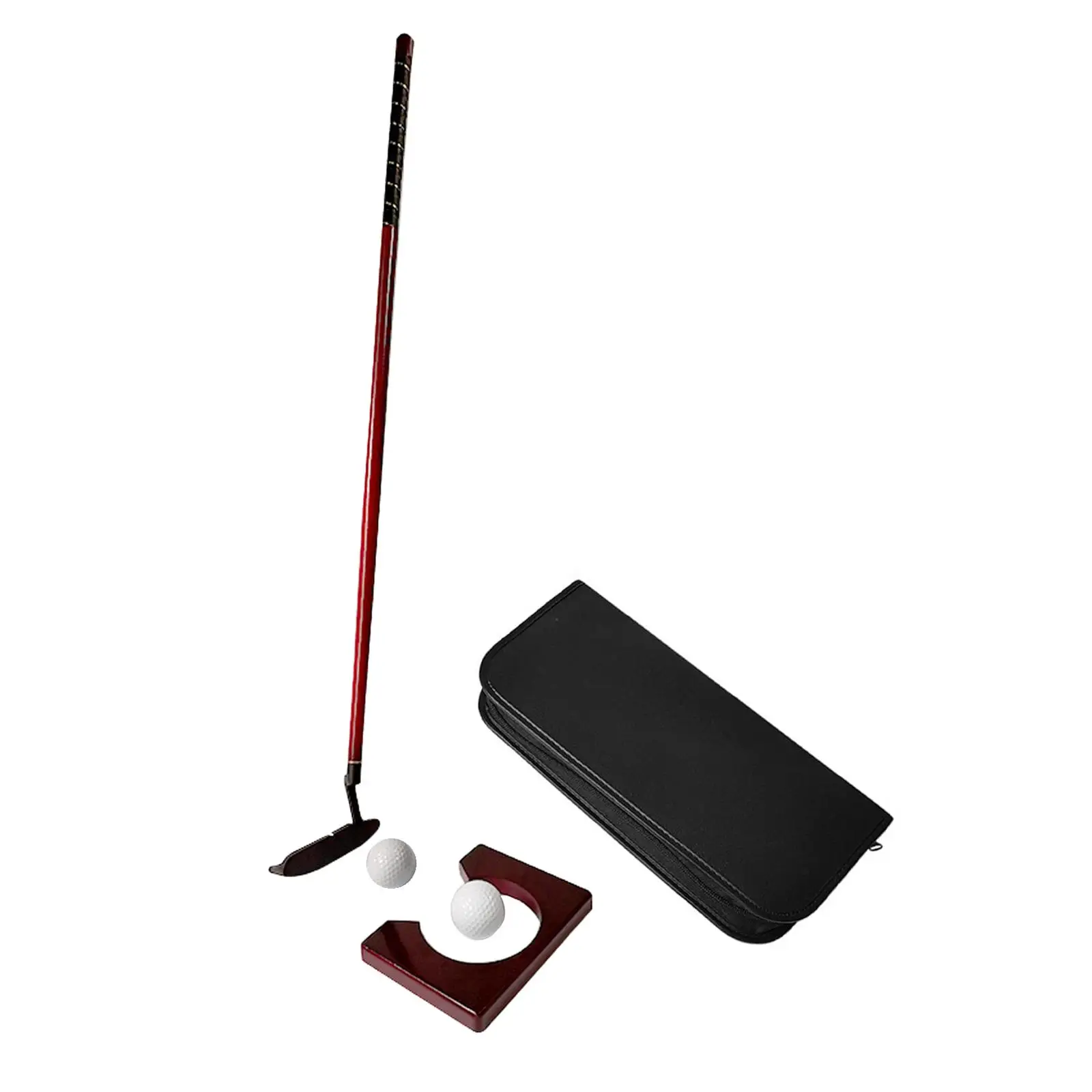 Portable Mini Golf Equipment Practice Kit Gift Set with Detachable Golf Putter Set Hand Indoor Golf Training Aid Kit Portable Mini Golf Equipment Practice Kit Gift Set with Detachable Golf Putter Set Hand Indoor Golf Training Aid Kit