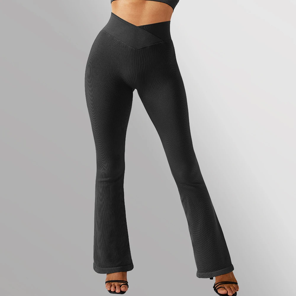 سراويل يوجا ضيقة للسيدات سراويل يوجا مضيئة على الط...