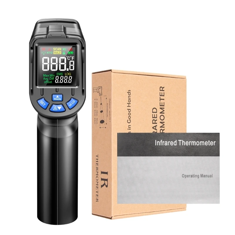 

Digital Thermometer Temperature Meter Non-contact Pyrometer