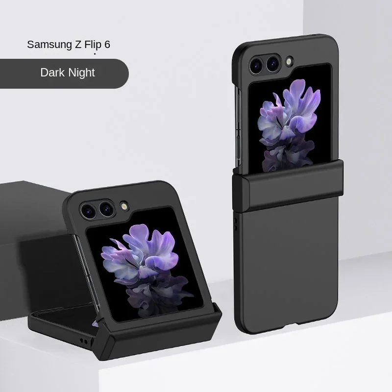 כיסוי קשה לטלפון עם תחושת עור לסמסונג גלקסי Z Flip 7 6 5 4 3 Flip6 Flip5 Flip4 Flip7 הגנה מפני מכות