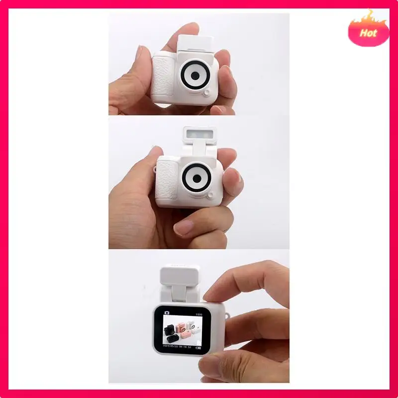 AYHF Monoreflexes Style Mini Camera HD1080P CMOS With LCD Screen Flash Lamp And Battery Dock Portable Video Recorder DV
