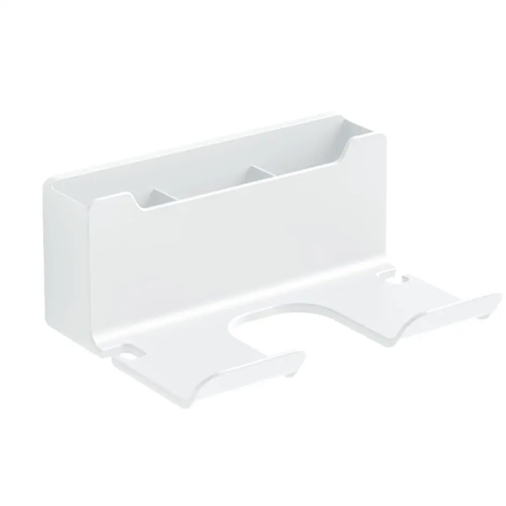 Hair Dryer Wall Mounted Shelf Cradle Straightener Stand Shelf Bathroom Blower Accessories Hairdryer Toilet Box Organizer