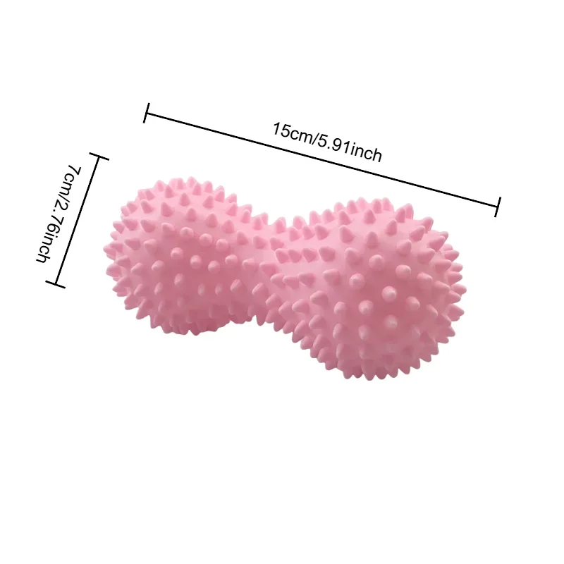 Muscle Pain Stress Training Peanut Massage Spiky Ball Foot Massager Relaxation Myofascial Balls For Plantar Trigger