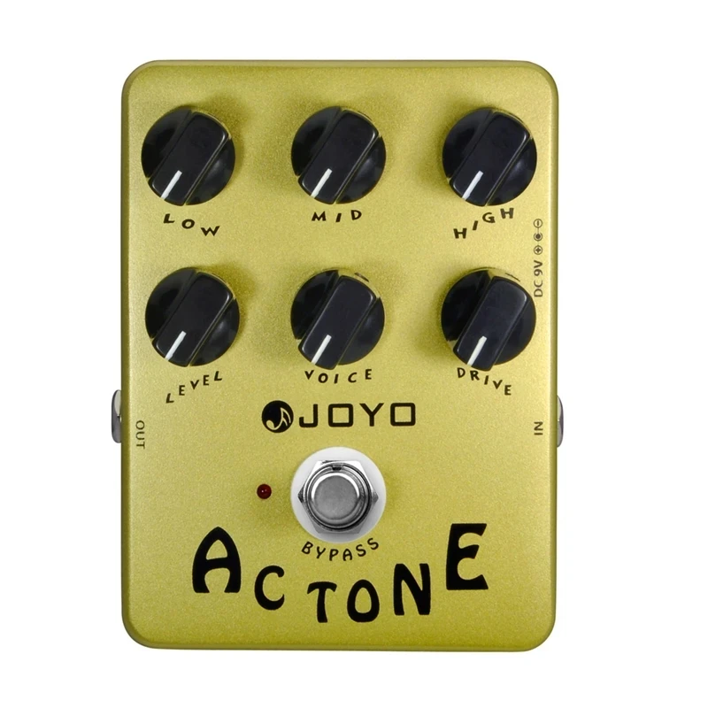 

JOYO JF-13 AC Tone Electric Guitar Effect Pedal Classic British Rock Sound True Bypass Analog AC30 Amplifier Pedal Effect