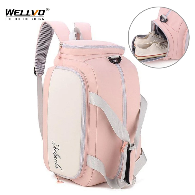 

Multifunction Large Travel Bag With Shoes Pocket Women Weekend Luggage Carry On Trip Duffle Casual Sports Gym Handbag XA416C