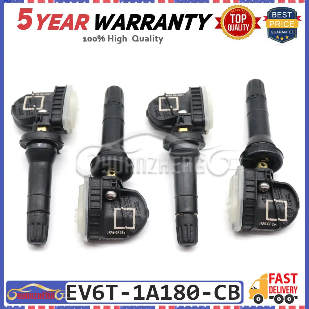 4X TPMS TIRE Pressure Sensor 433Mhz Fits For Ford Focus Ranger EV6T-1A180-CB EUR 28,84 - PicClick FR