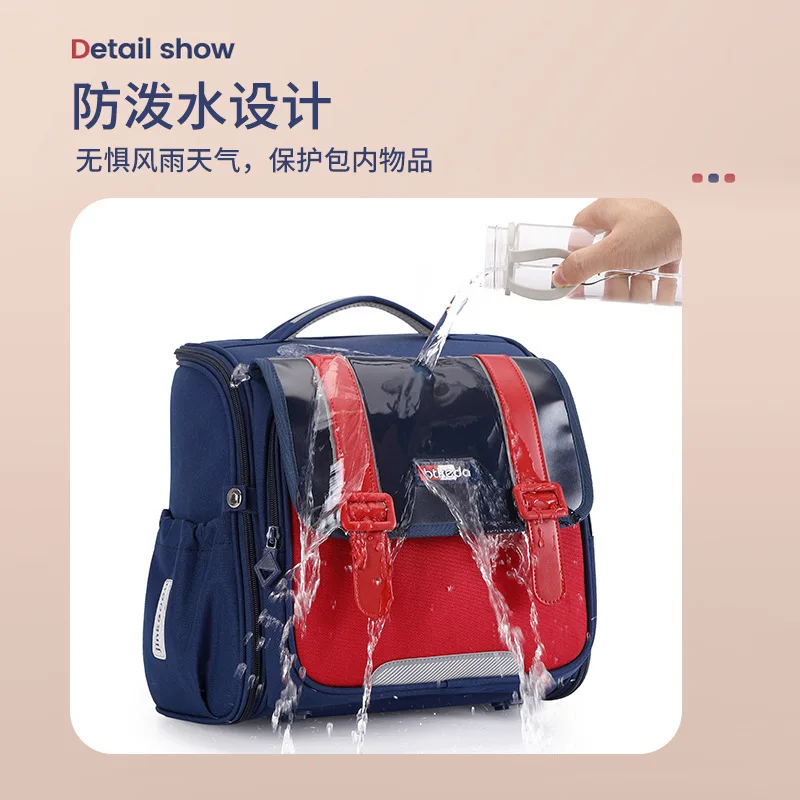Orthopedic Primary school backpack Children School Bags Girls Boys waterproof Backpack Schoolbag Kids Book Bag Mochila Infantil 4