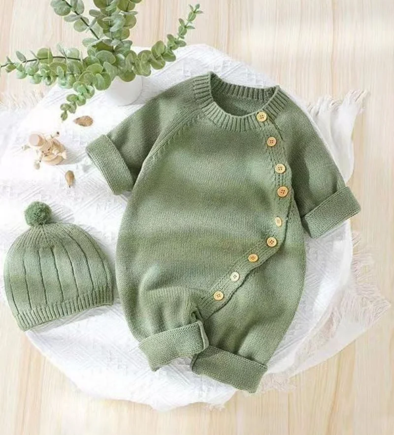 Embroidery Baby Romper Set Personalized Name Coming Home Outfit Newborn Infant Bodysuit Babyshower Gifts Custom Baby Jumpsuit 6