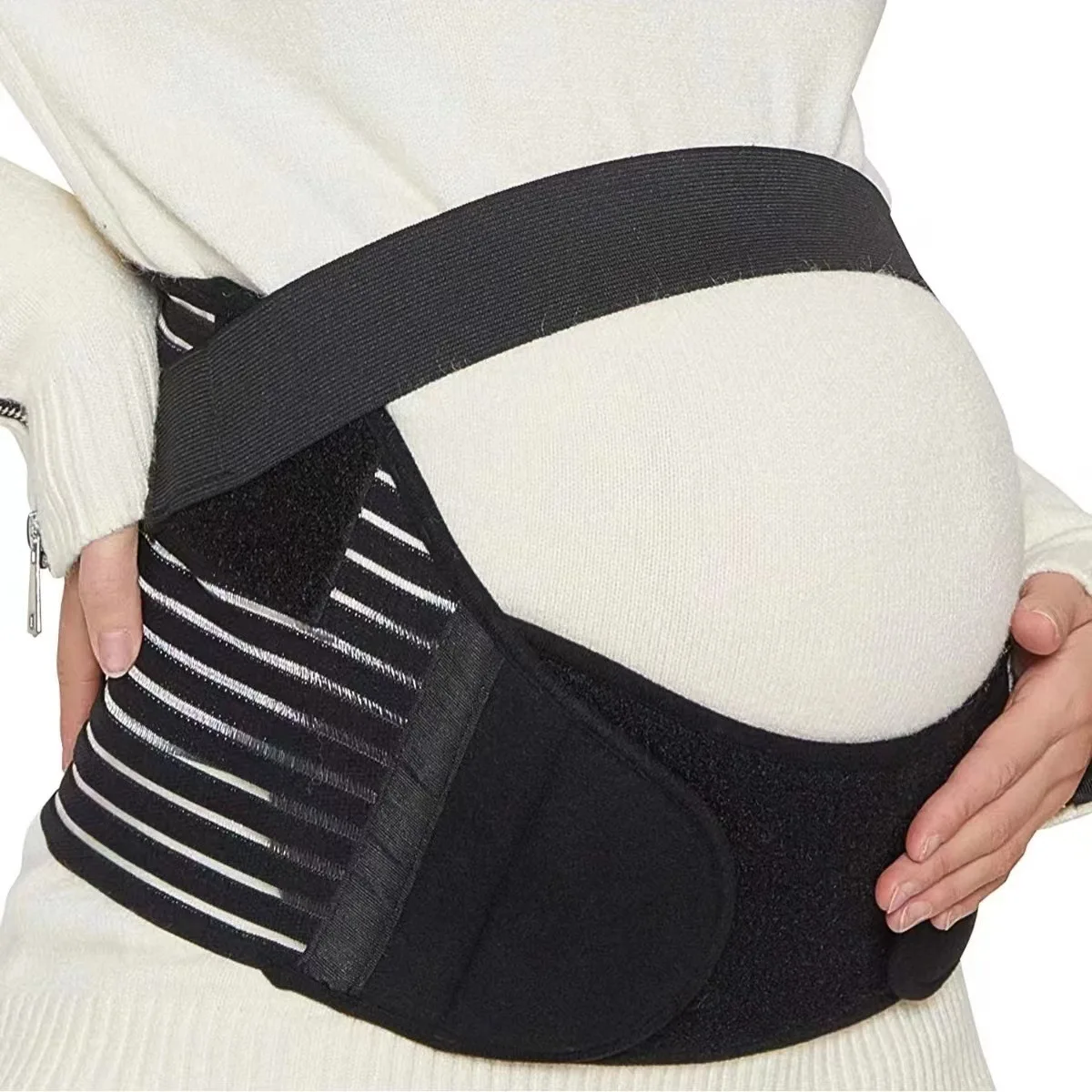 Breathable Support Abdominal Belt for Pregnant Women Special Abdominal Belt Adjustable Waist Care Abdomen Brace for Maternity
