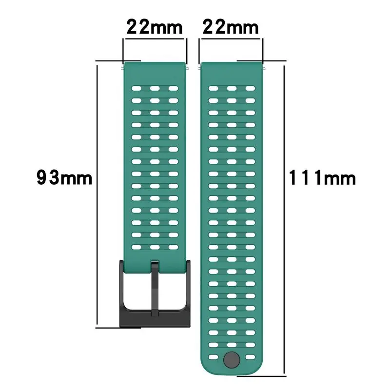 Premium 22mm Silicone Replacement Wristband