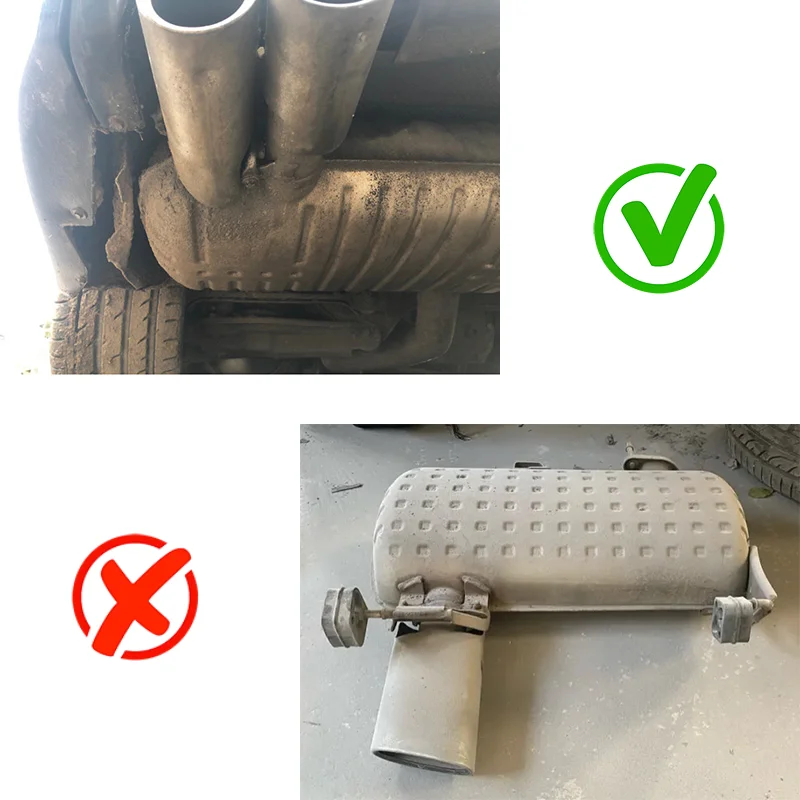 ステンレス鋼排気先端倍増車の排気管マフラーテールbmw E90 E92 318i