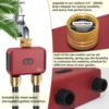 WIFI & ZIGBEE 2-Zone Watering Timer Smart Garden Automatic Irrigation System Drip Sprinkler Controller Valve Tuya 2MQTT ZHA 3