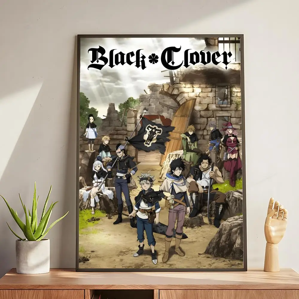 Black Clover Anime Poster - Stylish Wall Art for Home, Office, or Restaurant Decor