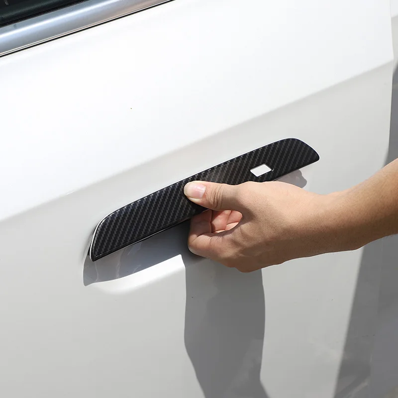 

For BMW X1 U11 2023 4 Series G26 22-23 ABS Carbon Fiber/Matt Black Car Exterior Door Handle Cover Trim Sticker Car Accessories
