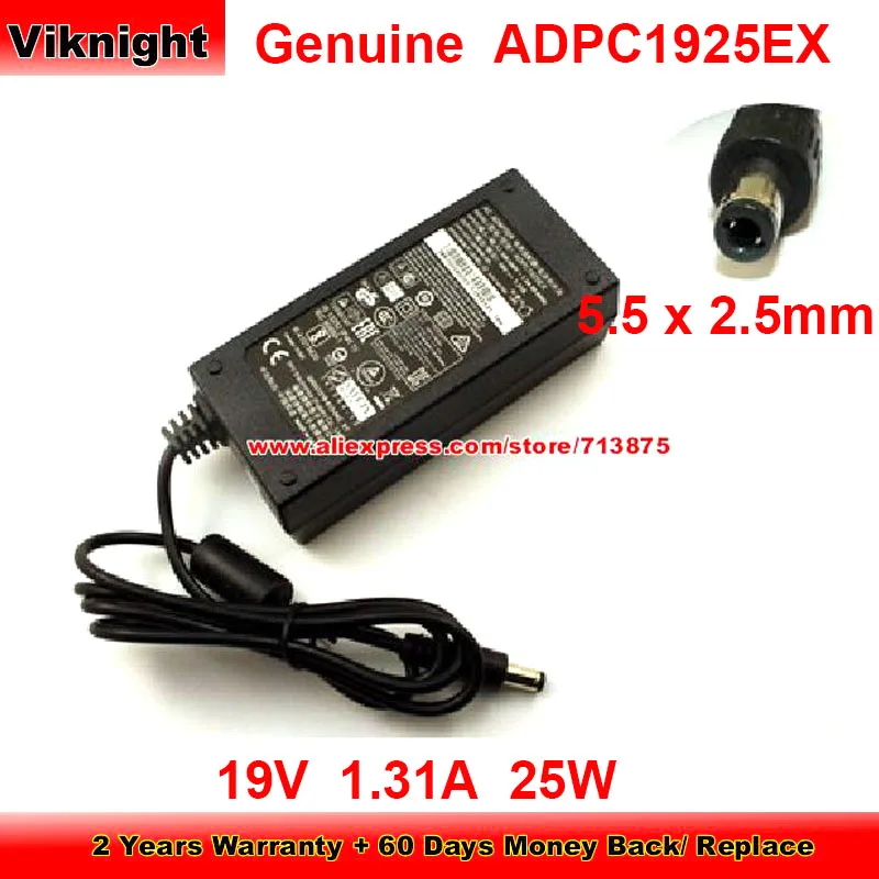 

Genuine ADPC1925EX Ac Adapter 19V 1.31A 25W for Aoc E2280SWDN 24B1XHS E2280SWN 27B2H 24V2Q 238LM00007 with 5.5 x 2.5mm Tip