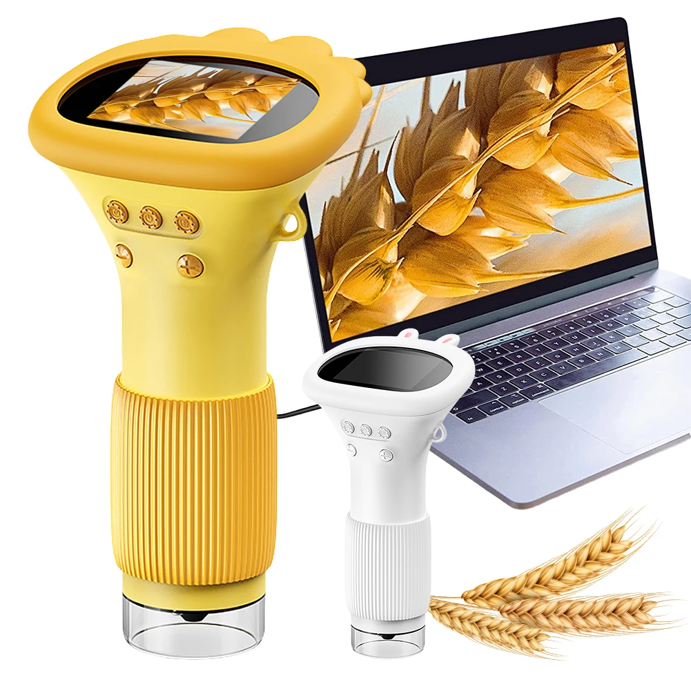 Description Picture 6 of item1000X Lab Digital Microscopes Equipment Electronic Magnifier Camera 2 Inch IPS Screen Children Biological Insect Coin Magnifier