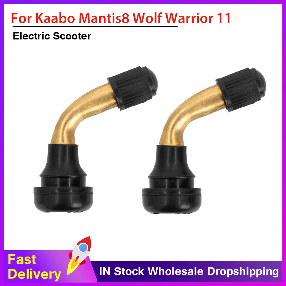 Electric Scooter Tubeless Tire Valve Air Nozzle for Kaabo Mantis 8 Wolf Warrior 11 Wolf King KickScooter Tyre Inflation Port